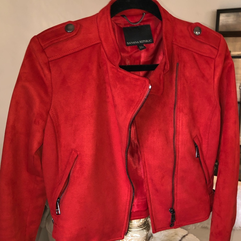 Banana Republic vegan suede jacket